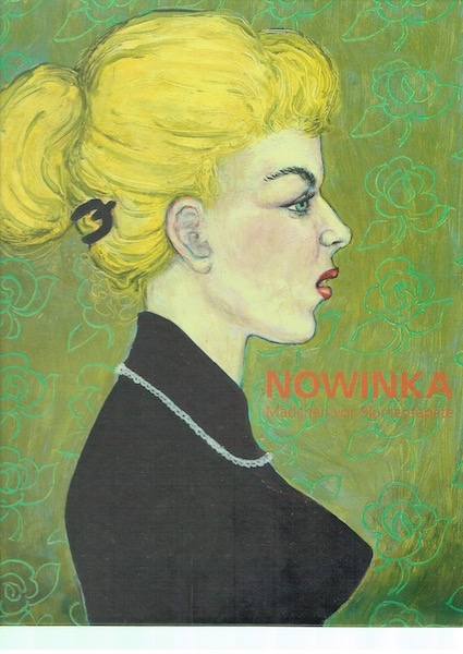 JOSEF NOWINKA JOSEF NOWINKA Mädchen vor Blumentapete JOSEF NOWINKA JOSEF NOWINKA Mädchen vor Blumentapete