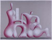 Hans Ticha - Zwei Figuren