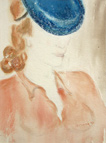 Carl Marx - Dame mit Hut