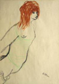 Carl Marx - Gallionsfigur mit rotem Haar