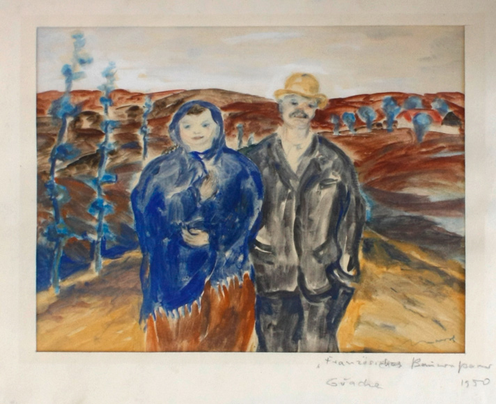 Carl Marx Franz&ouml;sisches Bauernpaar - LÄKEMÄKER